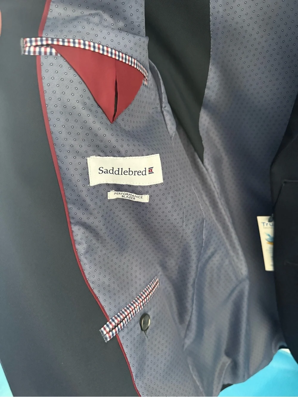 Saddlebred Men's Dark Navy Two-Button Sport Coat